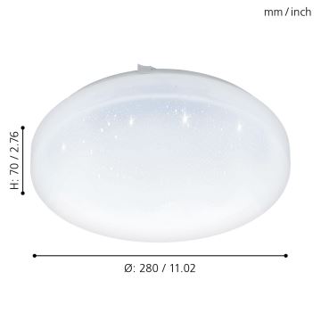 Eglo - Светодиодный потолочный светильник LED/11,5W/230V