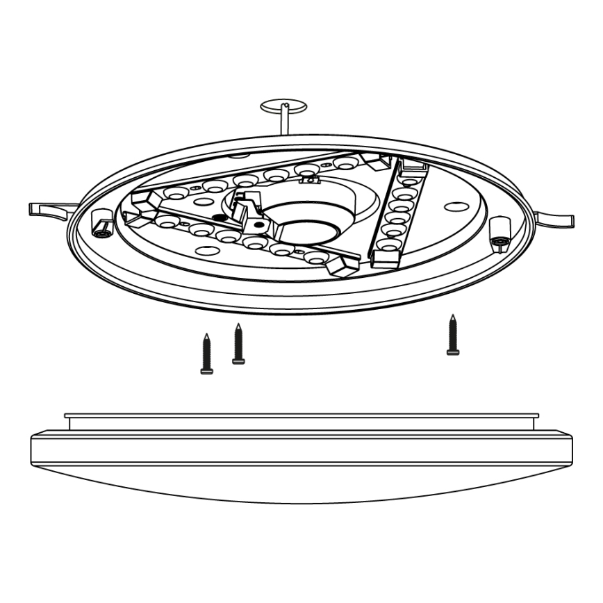 Eglo - Светодиодный потолочный светильник LED/11,5W/230V