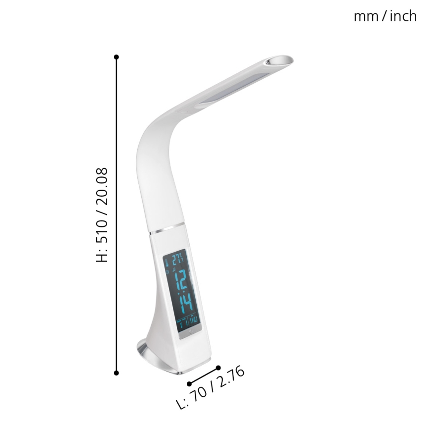 Eglo - Светодиодная настольная диммируемая лампа LED/3,2W/230V