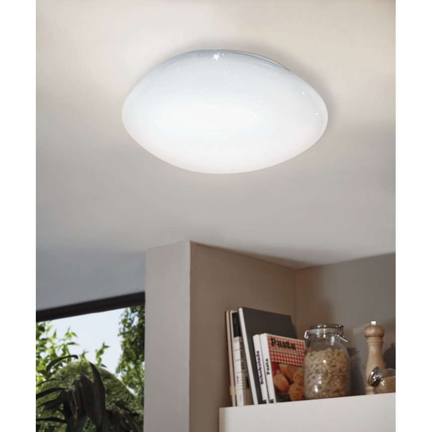 Eglo 98227 - Светодиодный диммируемый потолочный светильник SILERAS-A LED/24W/230V + дистанционное управление