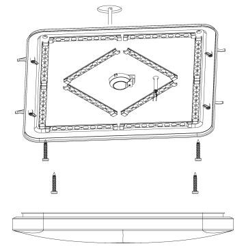 Eglo 98449 - Светодиодный потолочный светильник FRANIA-S LED/49,5W/230V