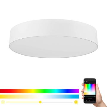 Eglo - Светодиодный потолочный RGB-светильник с регулированием яркости ROMAO-C LED/42W/230V + пульт ДУ