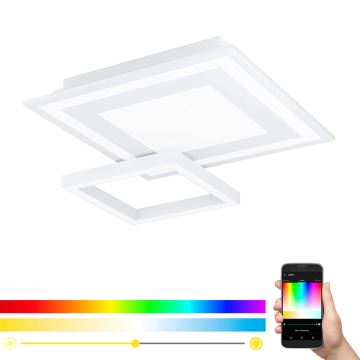 Eglo - Світлодіодний стельовий RGB світильник SAVATAEILA-C LED/20W/230V + ПУ