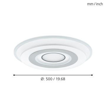 Eglo 99399 - Светодиодный потолочный светильник REDUCTA 3xLED/16W/230V