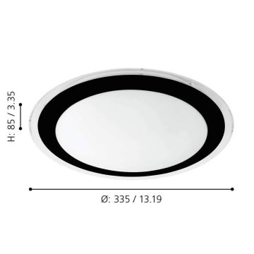 Eglo 99404 - Светодиодный потолочный светильник COMPETA LED/18W/230V