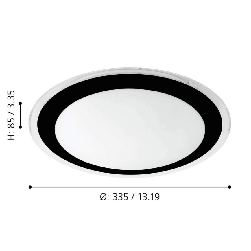 Eglo - Світлодіодний стельовий світильник LED/18W/230V