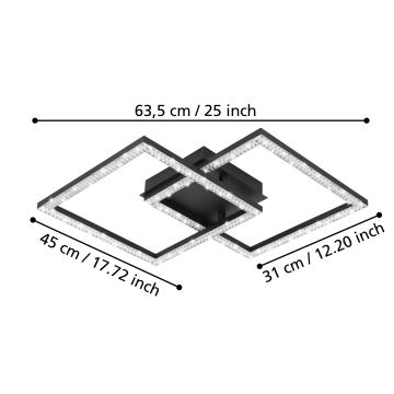 Eglo - Светодиодный потолочный светильник LED/21W/230V