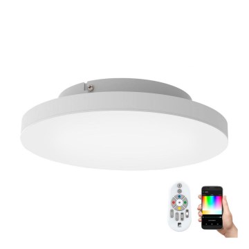 Eglo - LED RGB Стельовий світильник з регулюванням яскравості TURCONA-C LED/15W/230V + дистанційне керування