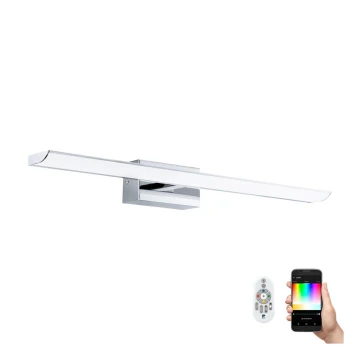 Eglo - LED RGB Освітлення для ванної кімнати з регулюванням яскравості LED/15,6W/230V IP44 + пульт дистанційного керування