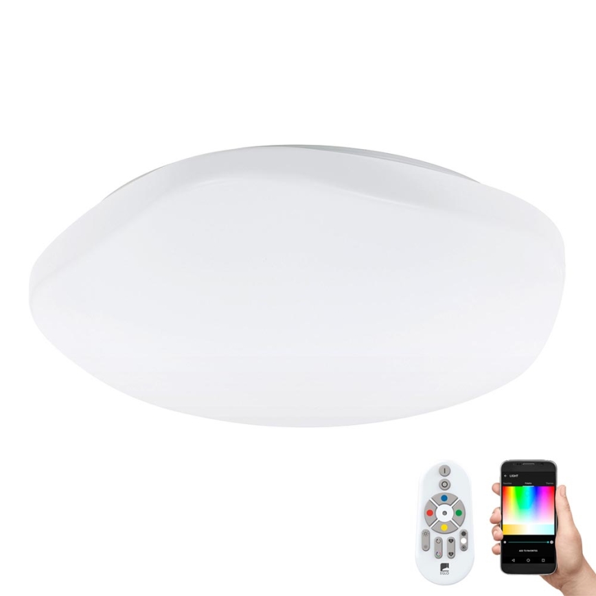 Eglo - Стельовий LED RGB світильник з регулюванням яскравості TOTARI-C LED/34W/230V + дистанційне керування