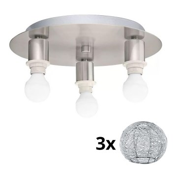 Eglo - Стельовий LED світильник MY CHOICE 3xE14/4W/230V хром