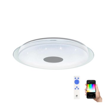 Eglo - Светодиодный потолочный RGB-светильник с регулированием яркости LANCIANO-C LED/53W/230V + дистанционное управление