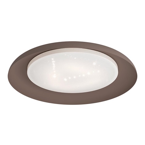 Eglo - Светодиодный потолочный светильник LED/17,1W/230V коричневый