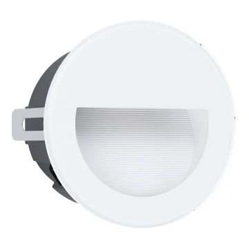 Eglo - Светодиодный уличный встраиваемый светильник ARACENA LED/2,5W/230V IP65 белый