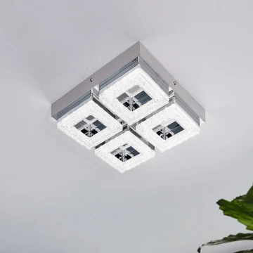 Eglo - Світлодіодний кришталевий стельовий світильник 4xLED/4W/230V