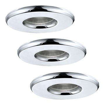 Eglo - КОМПЛЕКТ 3x светодиодных светильников для ванной комнаты IGOA 1xLED/3,3W/230V IP44