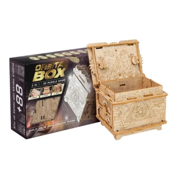 EscapeWelt - Деревянная механическая 3D-головоломка Orbital box