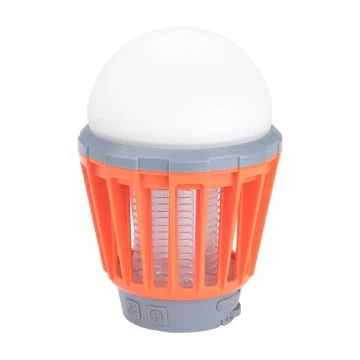Extol - Переносна світлодіодна лампа з пасткою для комах LED/3W/2000 MAh/3,7V IPX6