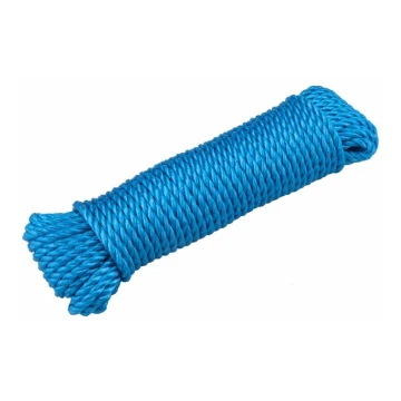 Extol Premium - Нейлоновий кручений шнур 6мм х 20м синій