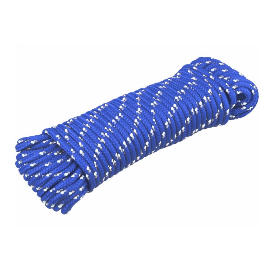 Extol Premium - Плетений поліпропіленовий шнур 4мм x 20м синій