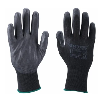 Extol Premium - Рабочие перчатки размер 10" черный