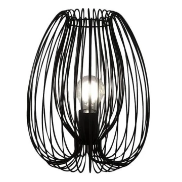 Fabas Luce 3677-34-101 - Настольная лампа CAMP 1xE27/40W/230V черная