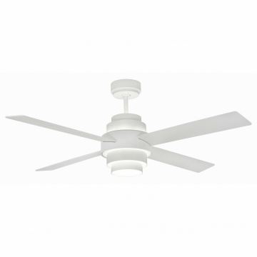 FARO 33397 - Світлодіодний стельовий вентилятор DISC FAN 2xLED/35W/230V білий + пульт дистанційного керування