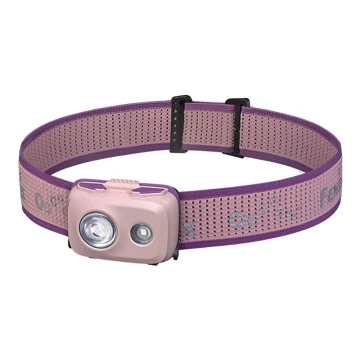 Fenix HL16V2PIN - LED Налобний ліхтар LED/3xAAA IP66 450 лм 200 г рожевий