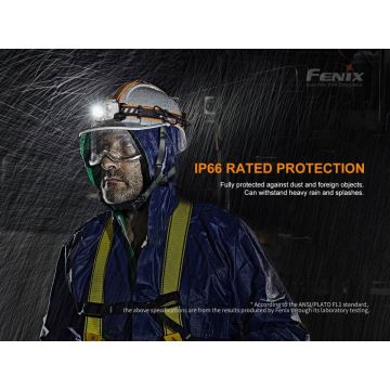 Fenix HP25RV20 - Акумуляторний налобний LED ліхтар з регулюванням яскравості 3xLED/1x21700 IP66 1600 lm 800 h
