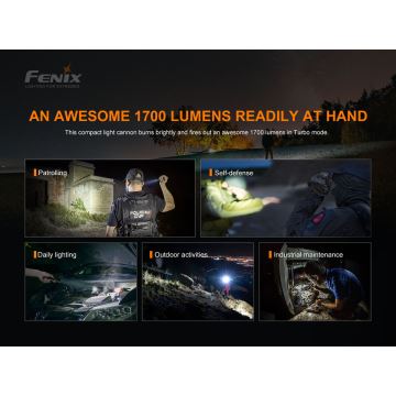 Fenix PD35V30 - Акумуляторний LED ліхтар LED/2xCR123A IP68
