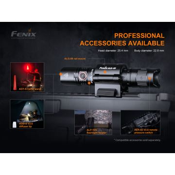 Fenix PD35V30 - Акумуляторний LED ліхтар LED/2xCR123A IP68