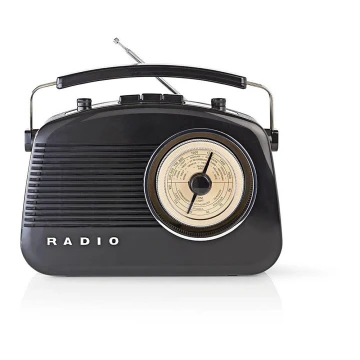 FM Радіо 4,5W/230V чорний