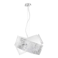 Gea Luce CAMILLA S G arg - Подвесная люстра CAMILLA 2xE27/70W/230V серебристый