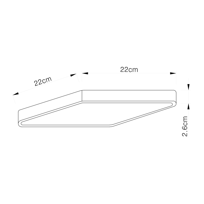 Globo - Світлодіодний стельовий світильник LED/28W/230V