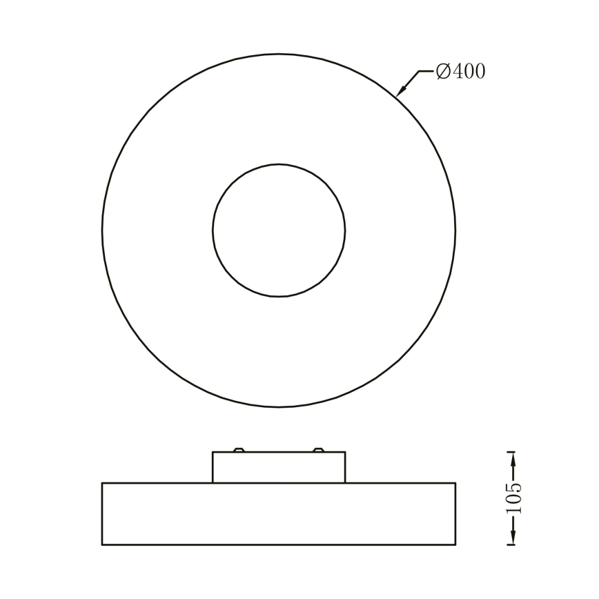 Globo - Стельовий LED світильник LED/24W/230V