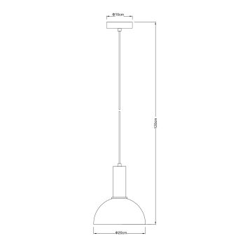 Globo - Подвесная люстра 1xE27/15W/230V