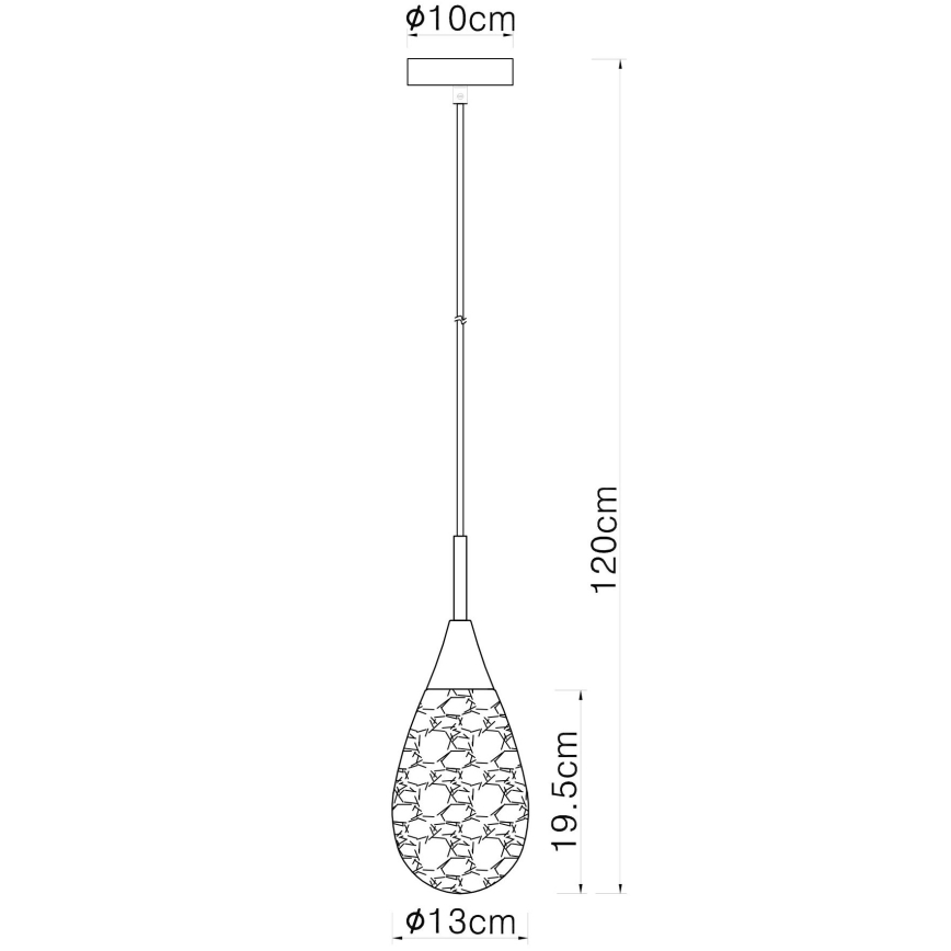 Globo - Подвесная люстра 1xE14/9W/230V