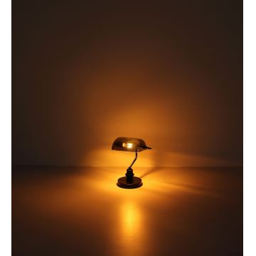Globo - Настольная лампа 1xE27/60W/230V черный