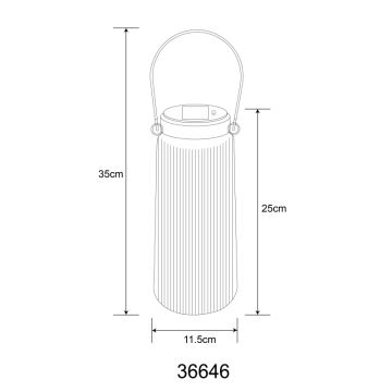 Globo - Светодиодный светильник на солнечной батарее 2xLED/0,5W/3V 3000K IP44