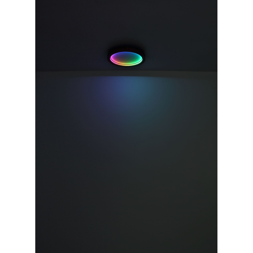 Globo - Светодиодный потолочный RGBW-светильник с регулированием яркости LED/24W/230V 2700-6000K + дистанционное управление