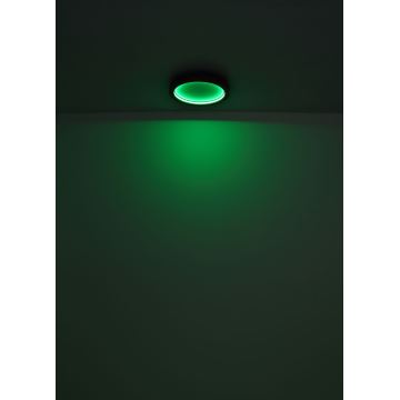 Globo - Светодиодный потолочный RGBW-светильник с регулированием яркости LED/24W/230V 2700-6000K + дистанционное управление