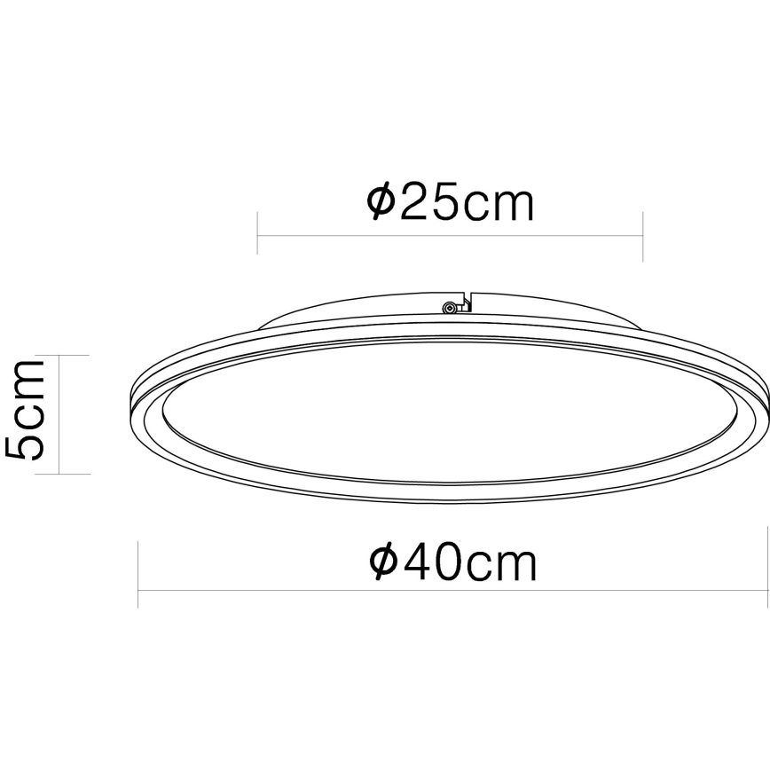 Globo - Светодиодный потолочный светильник LED/39W/230V диаметр 40 см