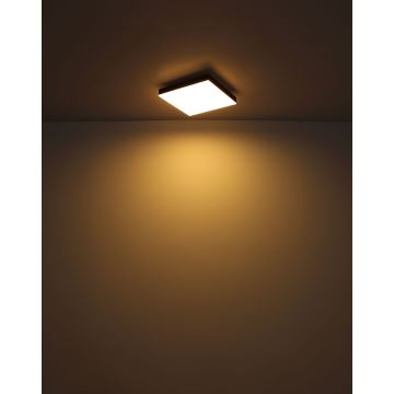 Globo - Светодиодный потолочный светильник LED/18W/230V 30x30 см черный