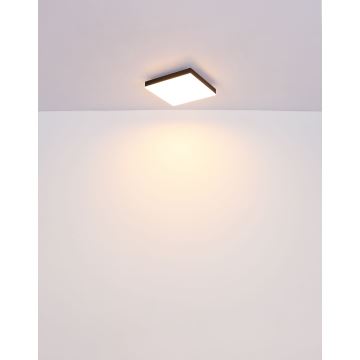 Globo - Светодиодный потолочный светильник LED/18W/230V 30x30 см черный