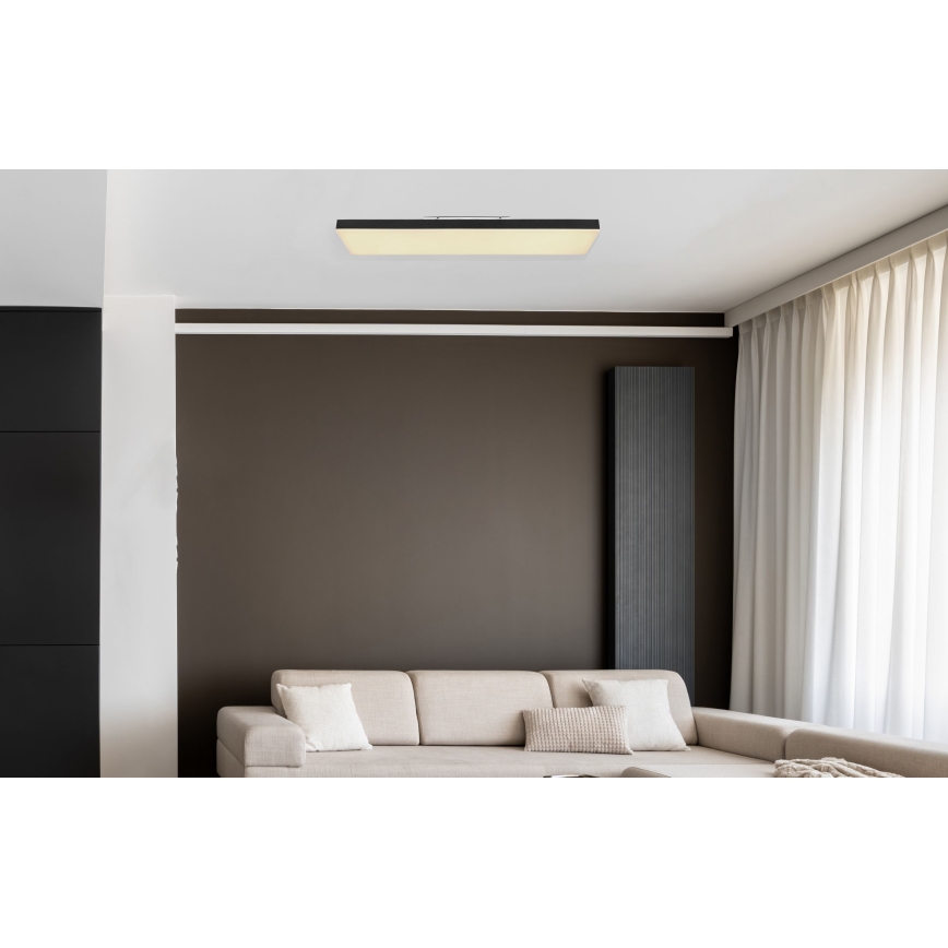 Globo - Светодиодный потолочный светильник с регулированием яркости LED/24W/230V 2700-6500K черный + дистанционное управление