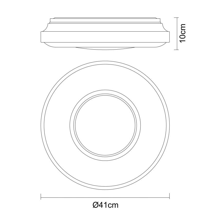 Globo - Светодиодный потолочный светильник LED/24W/230V