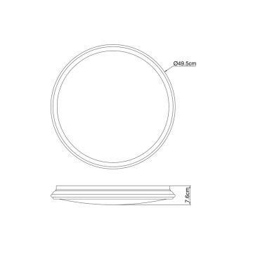 Globo - Стельовий LED світильник LED/36W/230V