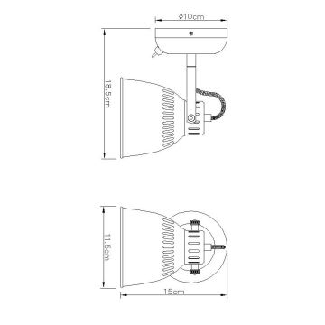 Globo - Настінний точковий світильник 1xE14/40W/230V