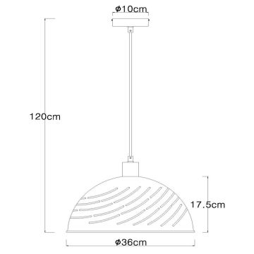 Globo - Подвесная люстра 1xE27/60W/230V