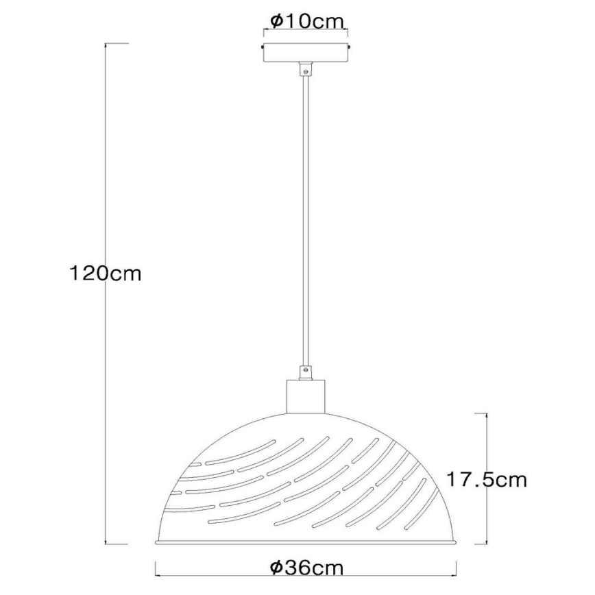 Globo - Подвесная люстра 1xE27/60W/230V